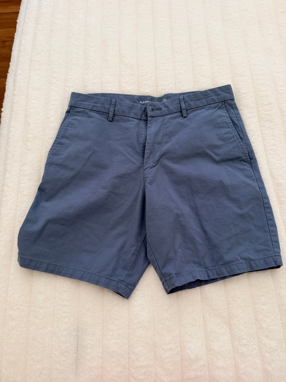 Old Navy Men's Blue Casual Chino Shorts-NWOT